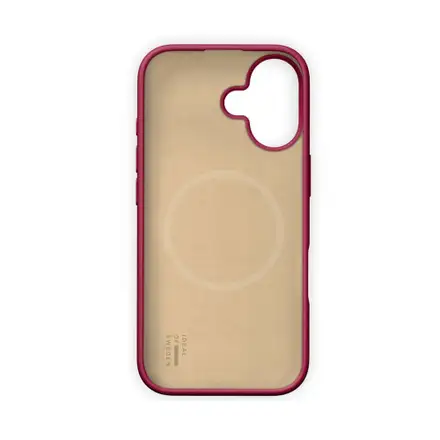 iDeal Silicone Case MagSafe iPhone 16 Cranberry