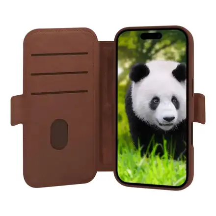 dbramante1928 - Puzdro Lynge s MagSafe pre iPhone 17, dark tan