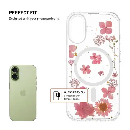 FIXED kryt MagBloom s podporou Magsafe pro Apple iPhone 17, Pink Blossom
