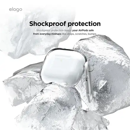 Elago puzdro TPU Hang Case pre Airpods 4/5 - Aqua Blue