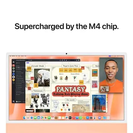 iMac 24" 4.5K Apple M4 8C CPU 8C GPU 16GB 256GB Oranžový SK
