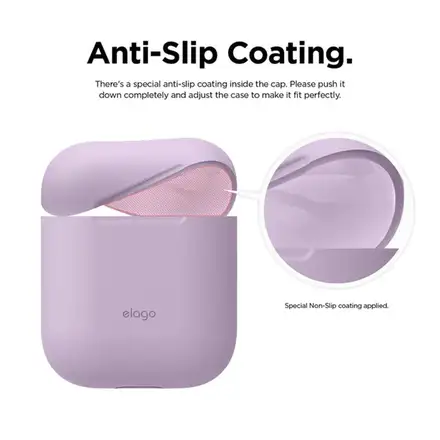Elago Skinny Case pre Airpods 1 & 2 - Dark Gray