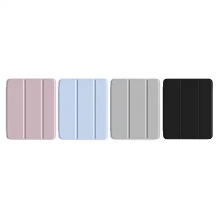Comma puzdro Joy Series PU Case With Pencil Slot pre iPad Pro 11" M4/M5 - Light Pink