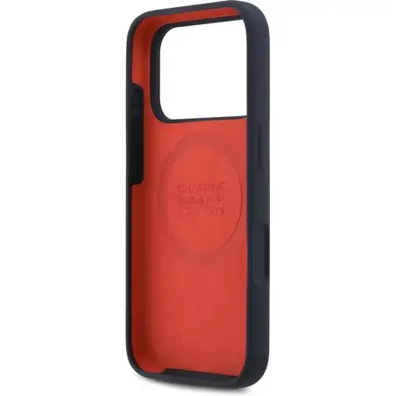 Red Bull Silicone Horizontal Logo MagSafe Zadný Kryt pre iPhone 17 Pro modrý