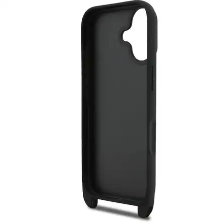 Karl Lagerfeld Saffiano Crossbody Popruh Metal Karl and Choupette kryt iPhone 17 čierny
