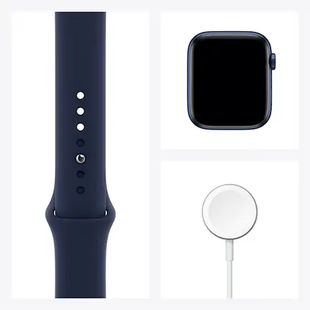 Apple Watch Series 6 GPS 44mm puzdro z modrého hliníka *Trieda C*