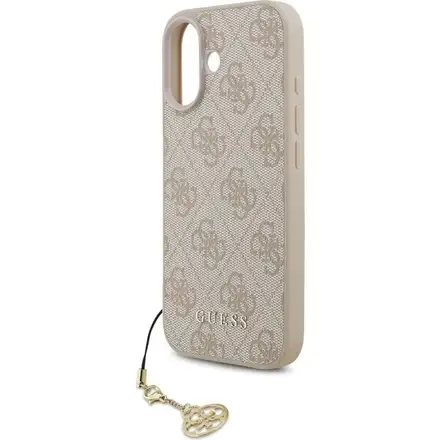 Guess 4G Charm MagSafe kryt iPhone 17 ružový
