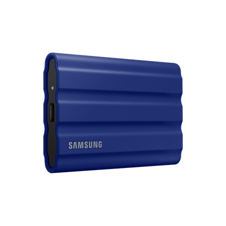 Samsung T7 Shield 1TB - externý SSD, USB3.2 Gen2, odolný IP65, modrý