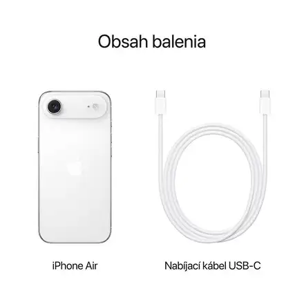 iPhone Air 512 GB oblačná biela *Použitý s DPH – Trieda A*