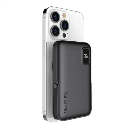 Devia powerbank Extreme Speed Series Magnetic with Bracket 10.000 mAh 22.5W - Gray