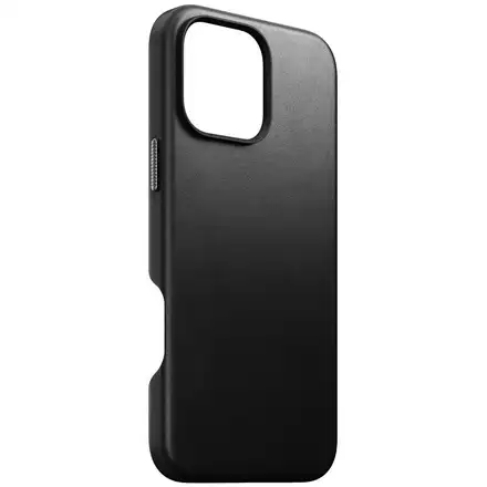 Nomad kryt Traditional Leather Case Magsafe pre iPhone 16 Pro Max - Black