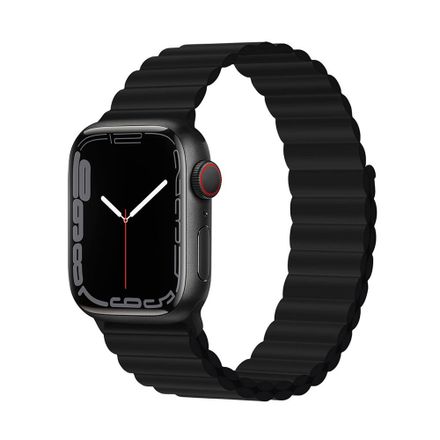 Devia remienok Deluxe Series Sport3 Silicone Magnet Band 40/41/42mm - Black
