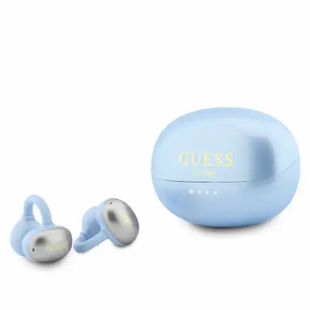 Guess Metallic Finish Classic Logo OWS Bezdrôtové Slúchadlá modrá