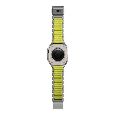 Nomad remienok Stratos pre Apple Watch 44-49mm - Volt/Natural Hardware