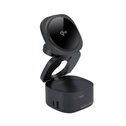 Mobile Origin 65W GaN 5-in-1 Foldable Qi2 Charger PW1 - Black