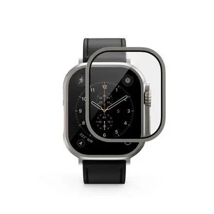 Epico UNUM SapphireShield Watch Protector for Apple Watch Ultra 49mm strieborná