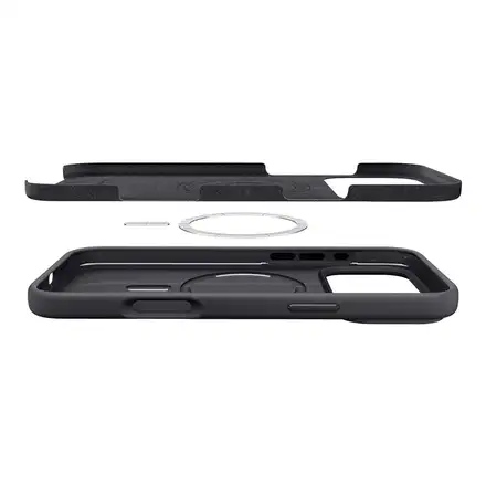 Spigen kryt Silicone Fit Magsafe pre iPhone 17 Pro - Black