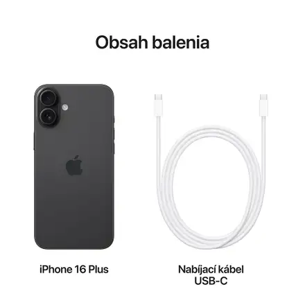iPhone 16 Plus 256 GB čierna