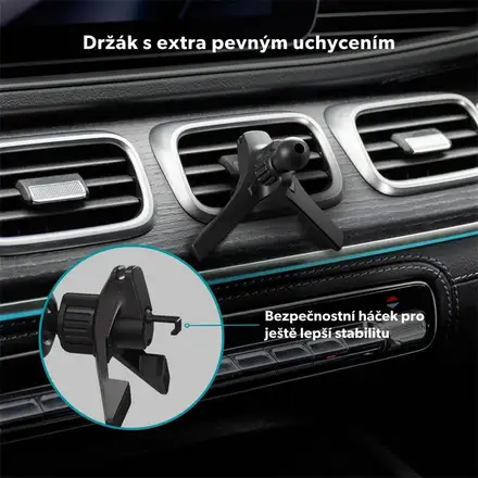 iStores by Epico Qi2 Mag+ Ultrathin Car Charger Wireless Charging 15W - čierna
