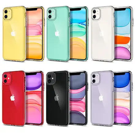Spigen kryt Ultra Hybrid pre iPhone 11 - Crystal Clear