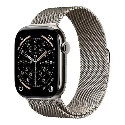 Apple Watch Series 11 GPS + Cellular 46mm Prírodný titán s prírodným milánskym ťahom - S/M *Rozbalený*