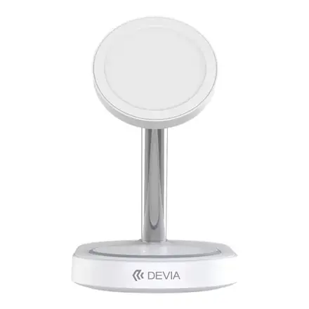 Devia Extreme Speed Series 3 in 1 Magnetic Bracket Wireless Charger - White