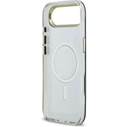 Guess PC/TPU Mirror 4G Glitter Logo MagSafe kryt iPhone Air zlatý