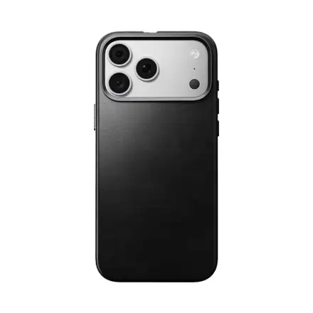 Nomad kryt Traditional Leather Case Magsafe pre iPhone 18 Pro - Black