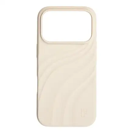 iDeal Fashion Soft Swirl Silicone Case MagSafe iPhone 17 Pro Max / 18 Pro Max Cloud Dancer