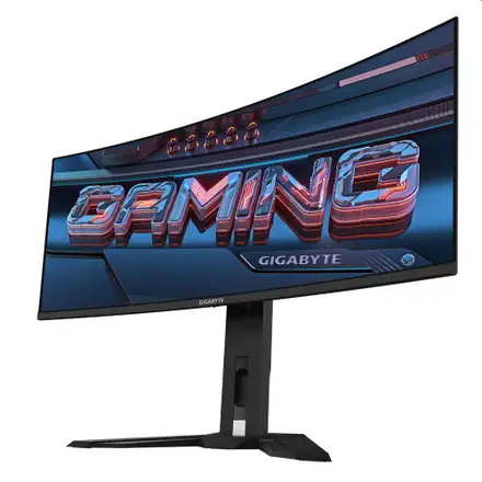 GIGABYTE MO34WQC2 GAMING Monitor 34" WQHD 3440x1440, OLED 1800R, 240Hz, 2xHDMI, DP, USB-C PD, USB HUB, Speakers