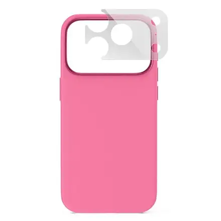 Epico Silicone Pro Mag+ Case iPhone 17 Pro/18 Pro Qi2 & MagSafe Compatible - pink (camera island protector)