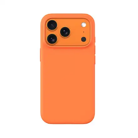Devia kryt Nature Series Silicone Magnetic Case pre iPhone 17 Pro - Orange