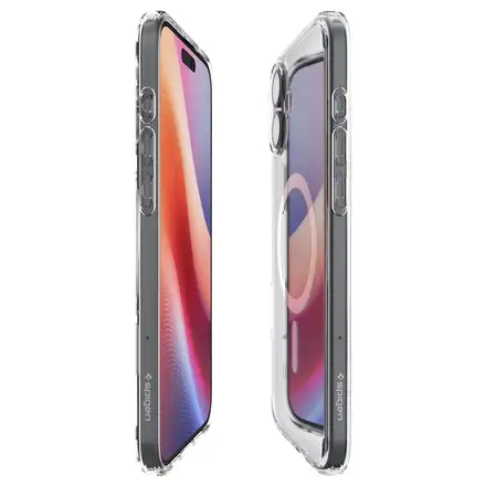 Spigen kryt Ultra Hybrid Magsafe pre iPhone 16 - White