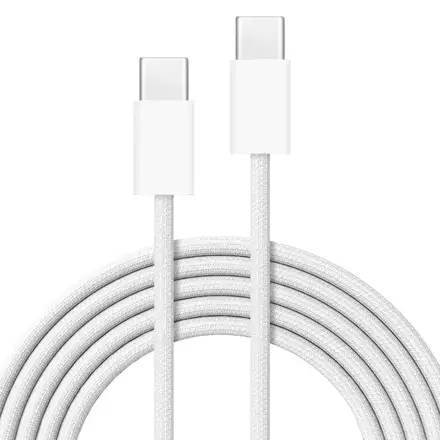Cubenest Braided cable USB-C 1-pack - White