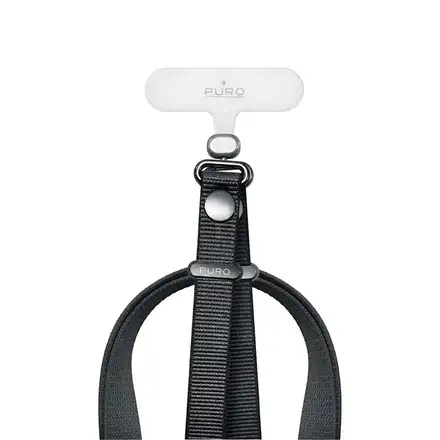 Puro Move Lace Crossbody Strap Dual Attachment System - Black