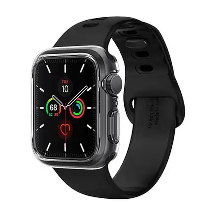 Spigen kryt Ultra Hybrid pre Apple Watch 4/5/6/SE/SE 2 44mm - Crystal Clear