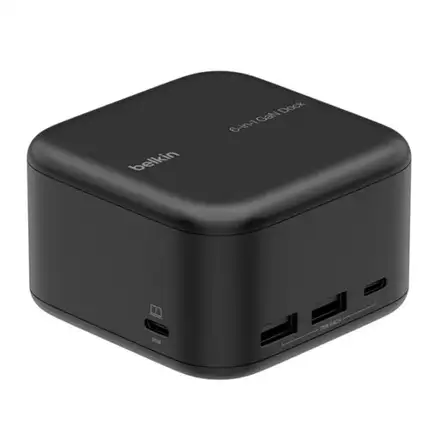 Belkin Connect USB-C 6-in-1 Core GaN Dock 130W - Black