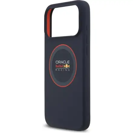 Red Bull Silicone Blue Ring MagSafe Zadný Kryt pre iPhone 17 Pro modrý
