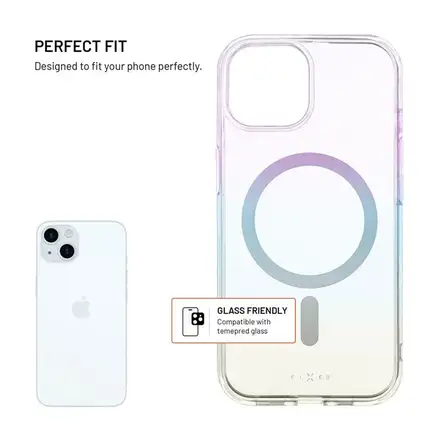 FIXED kryt MagRainbow s podporou Magsafe pro Apple iPhone 15, duhový