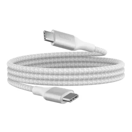Belkin kábel Boost Charge Double-Braided USB-C to USB-C 1m 240W - White