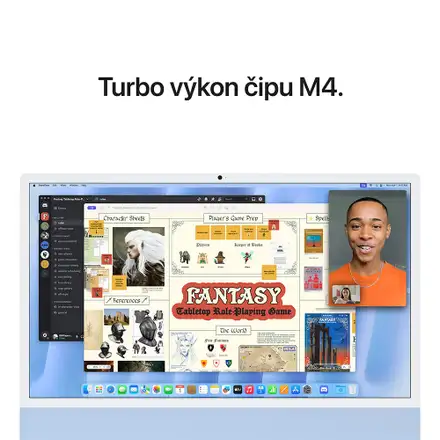 iMac 24" 4.5K Apple M4 10C CPU 10C GPU 16GB 256GB Modrý SK