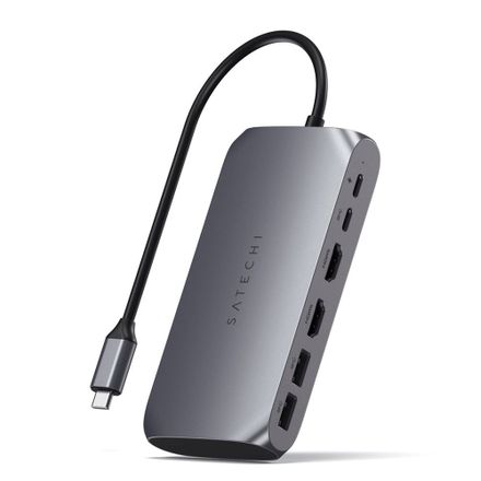 Satechi USB-C Multimedia Adapter M1 - Space Gray Aluminium