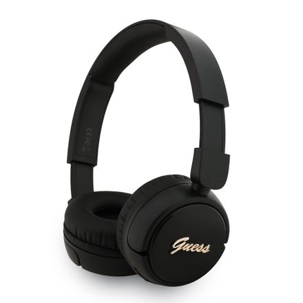 Guess Script Metal Logo Bezdrôtové Slúchadlá čierne