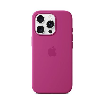 iPhone 16 Pro Silicone Case with MagSafe - Fuchsia