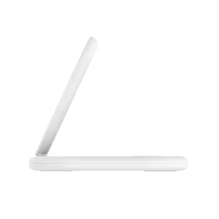 Belkin Boost Charge 3-in-1 Magnetic Foldable Wireless Charger with Qi2 15W + 36W Charger - White