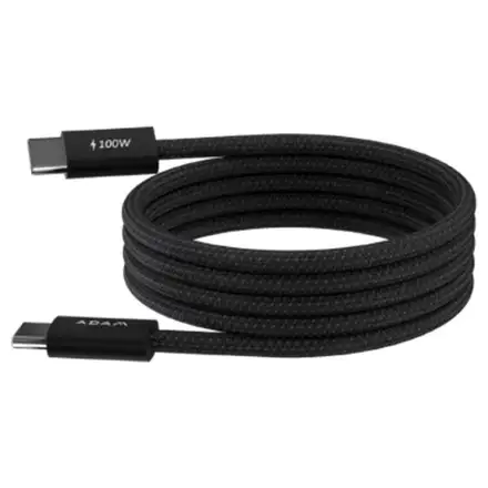 Adam Elements kábel iLinio C100 USB-C to USB-C 100W Magnetic 2pack - Black