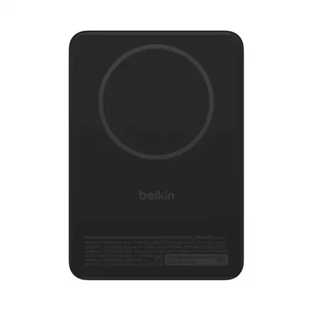Belkin Boost Charge Slim Magnetic Powerbank 5K with Qi2 - Black