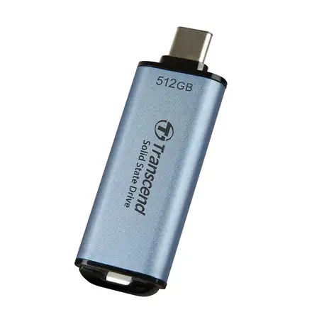 Transcend SSD 512GB ESD300 USB 3.2 Gen 2x1 - Sky Blue