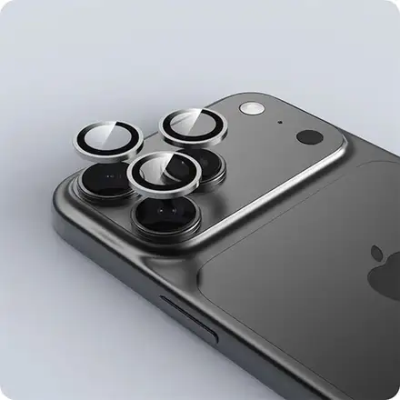 Comma Eagle Eyes AR Lens Protector pre iPhone 17 Pro/17 Pro Max - Silver