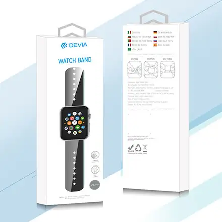 Devia Apple Watch Deluxe Series Sport Band 44/45/46mm - White